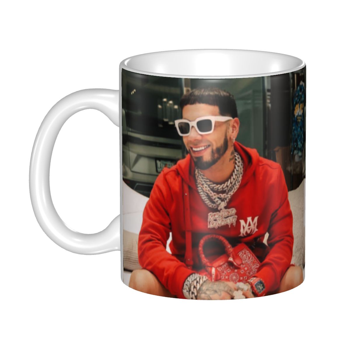 Coffee Tea Friends - Anuel AA Ceramiczne Magiczne Kubki 350ml
