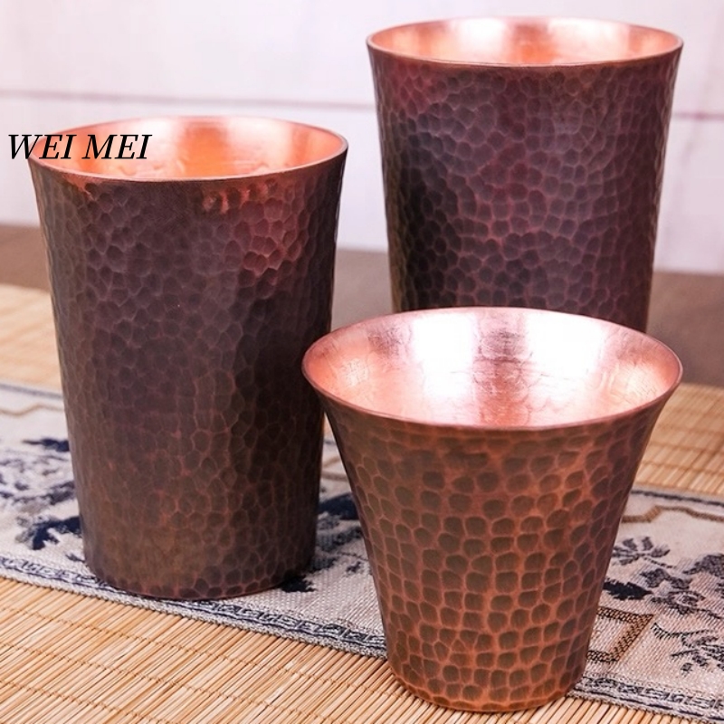 Coffee Tea Friends - Miedziany kubek do kawy w stylu