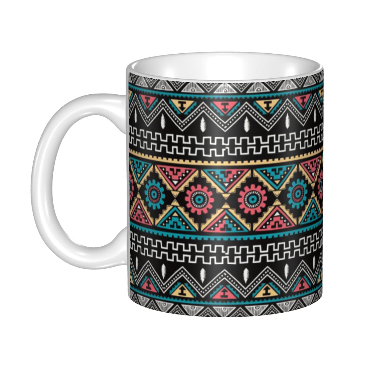 Wallpaper Coffee And Tea - Personalizowany kubek ceramiczny w stylu boho