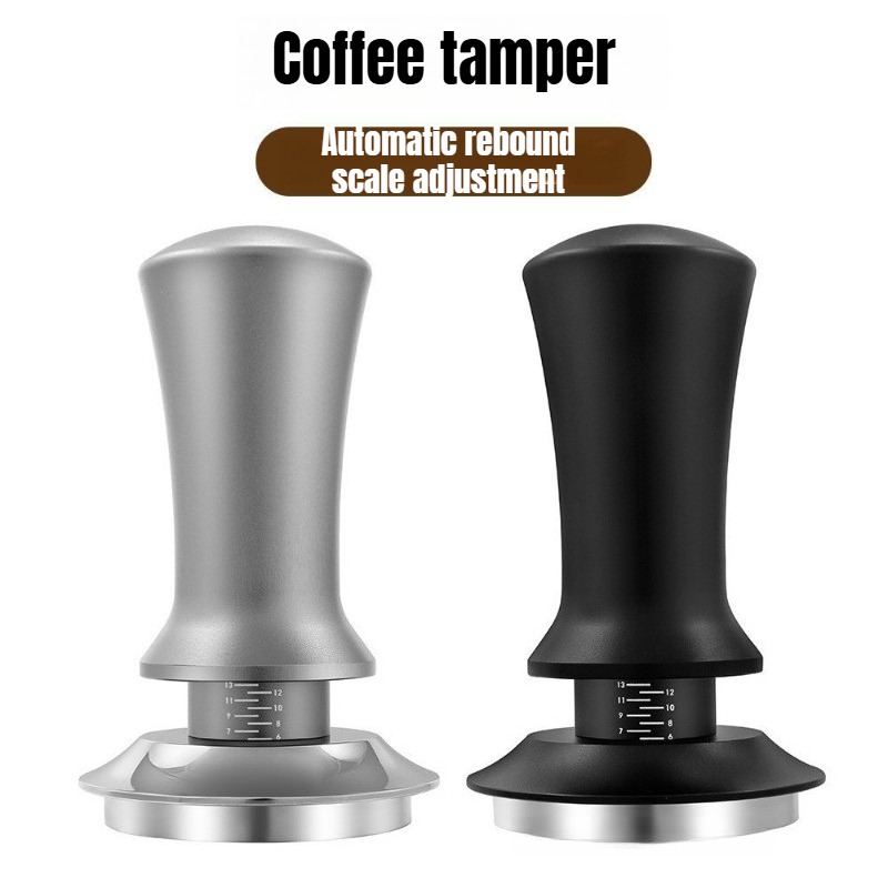 Coffee Tamper Leveler - 51/53/58mm Czarny Tamper do Kawy z