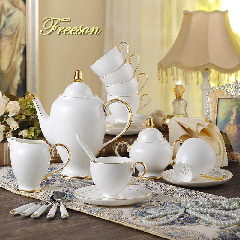 Coffee Tea Jug - Grace Bone China zestaw do kawy