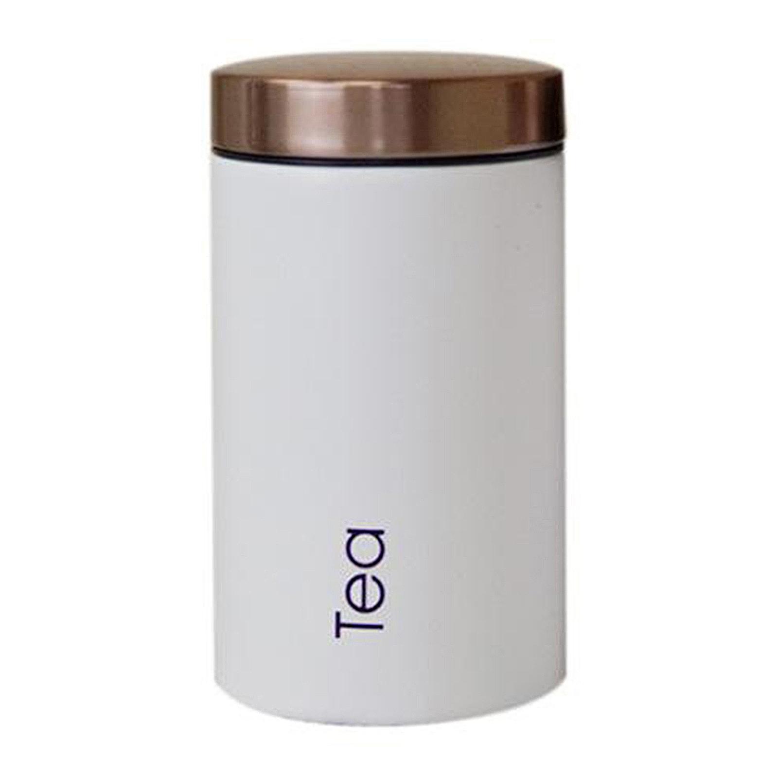 Coffee Tea And Sugar Canister Set - Metalowy zestaw pojemników do przechowywania żywności