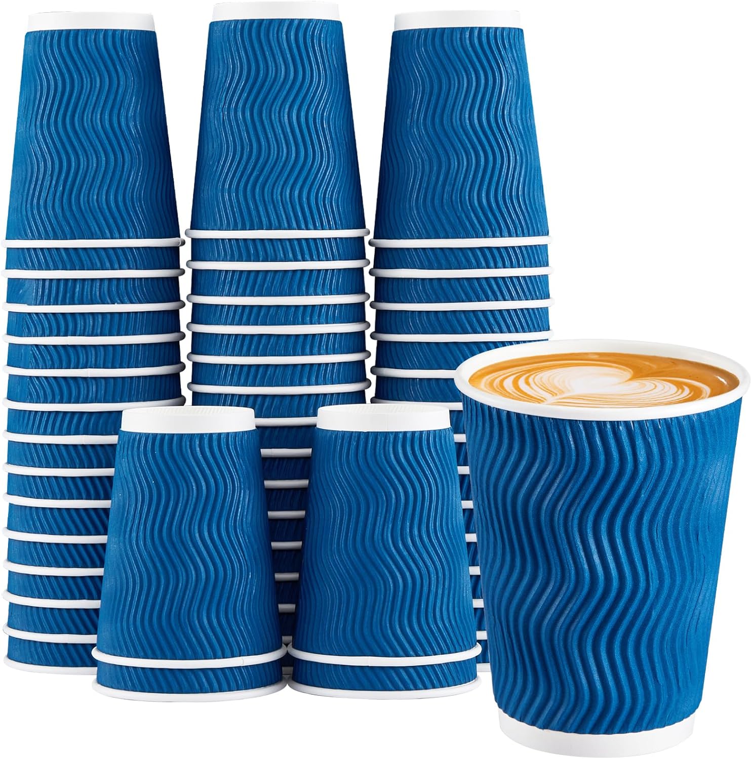 Wallpaper Coffee And Tea - Kubki do kawy 12OZ, jednorazowe papierowe