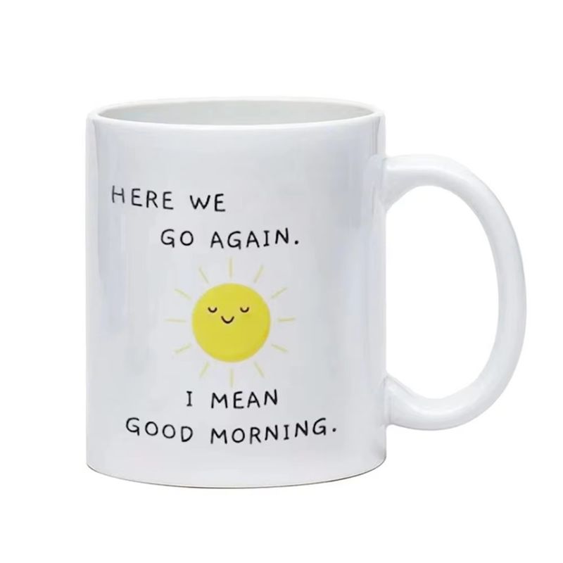 Coffee Tea Good Morning - NOWOŚĆ! DOSTĘPNE - Śmieszny kubek do