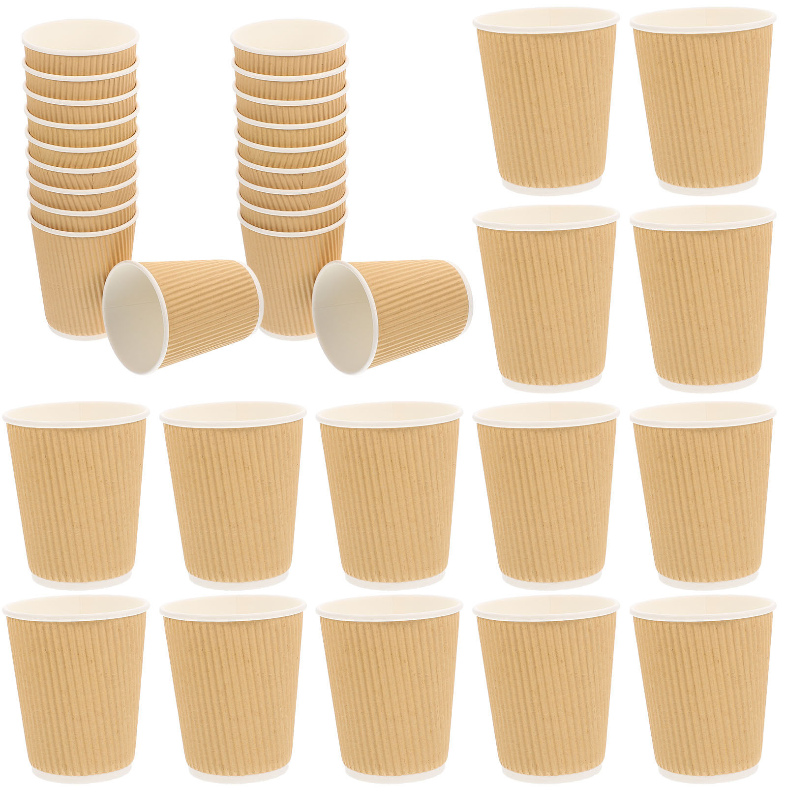 Wallpaper Coffee And Tea - 50 szt. Dwukrotnego użytku papierowe kubki