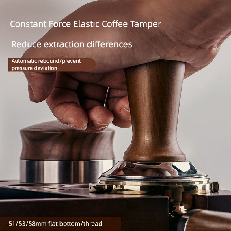 Coffee Tamper Leveler - Ubijak do kawy espresso z drewna