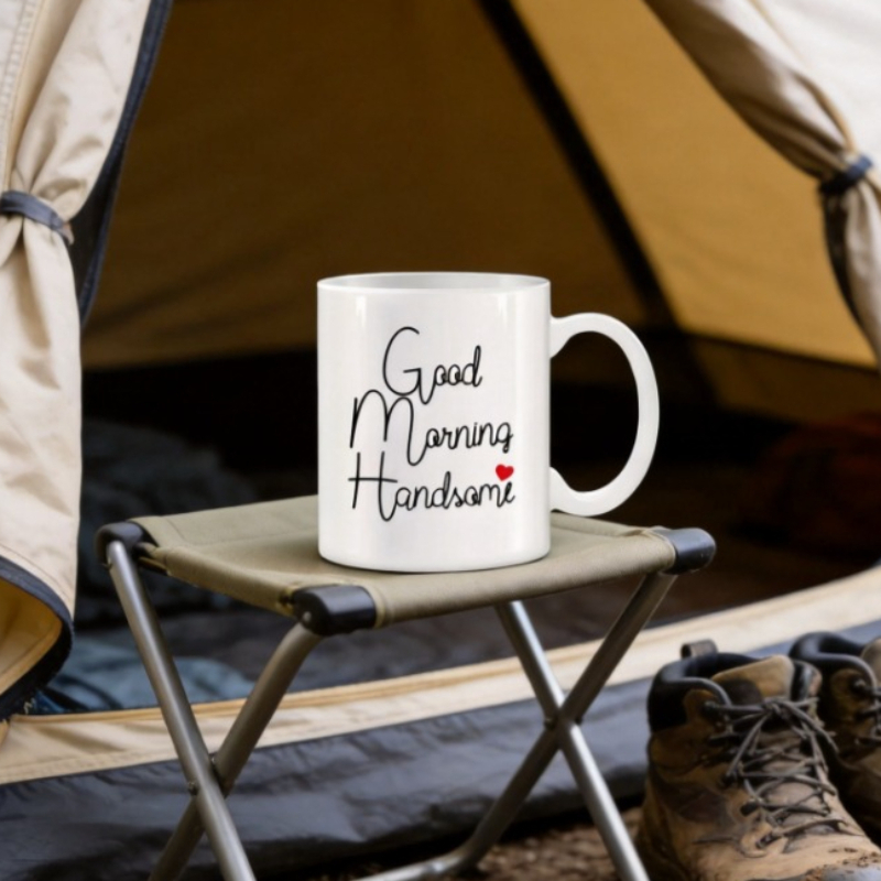 Coffee Tea Good Morning - Nietypowe Kubki Ceramiczne Poranny Kubek dla