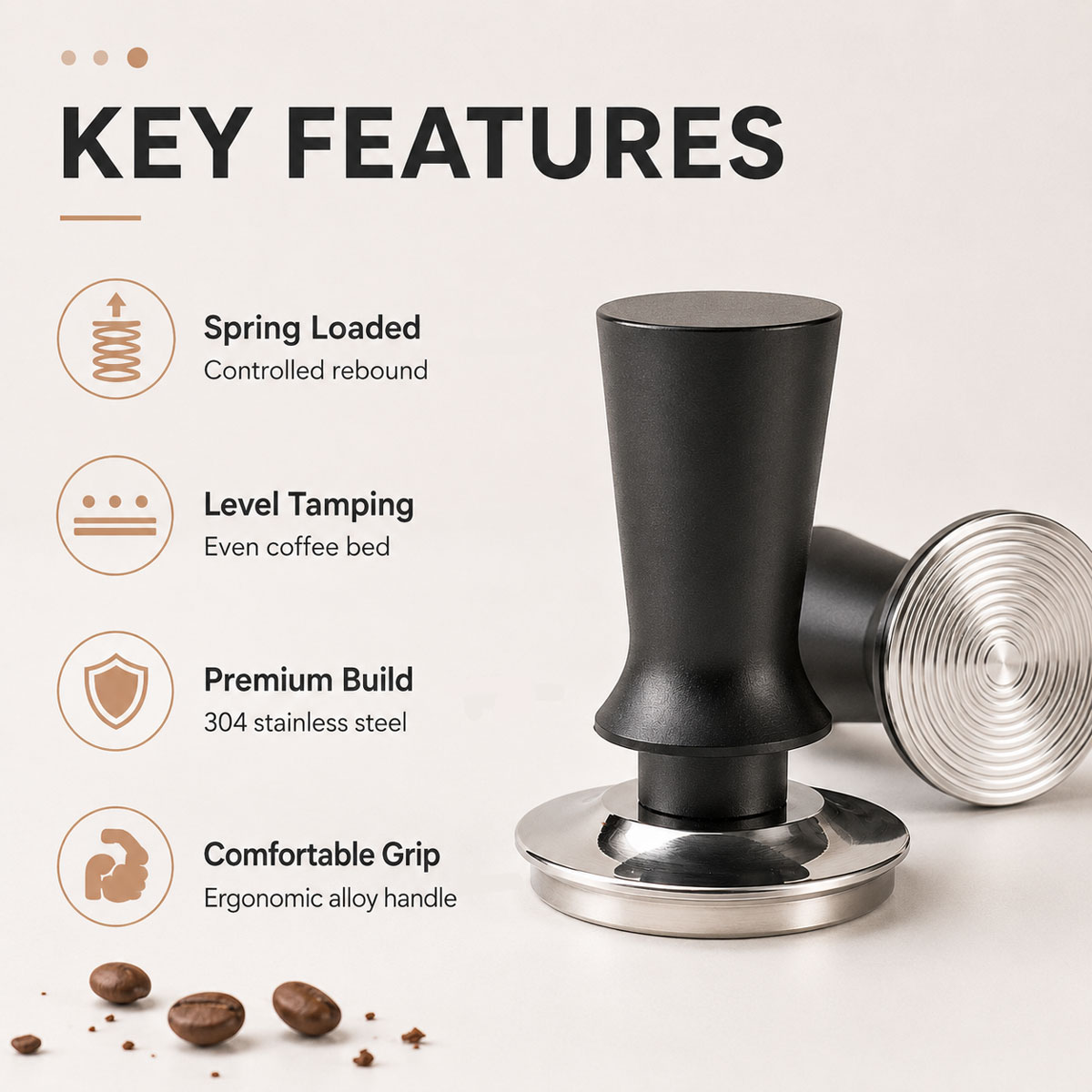 1 szt. ubijak do kawy 51/53/58 – Coffee Tamper Leveler recenzja i cena
