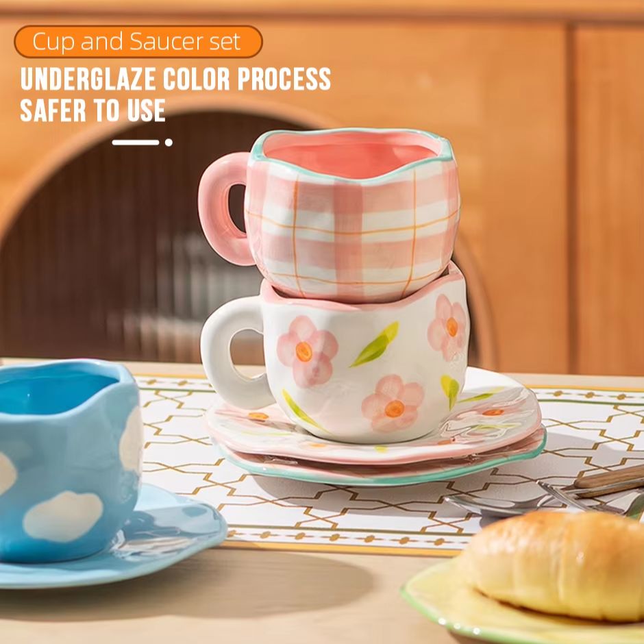Ręcznie Malowany Ceramiczny Ze – Coffee Tea Friends recenzja i cena