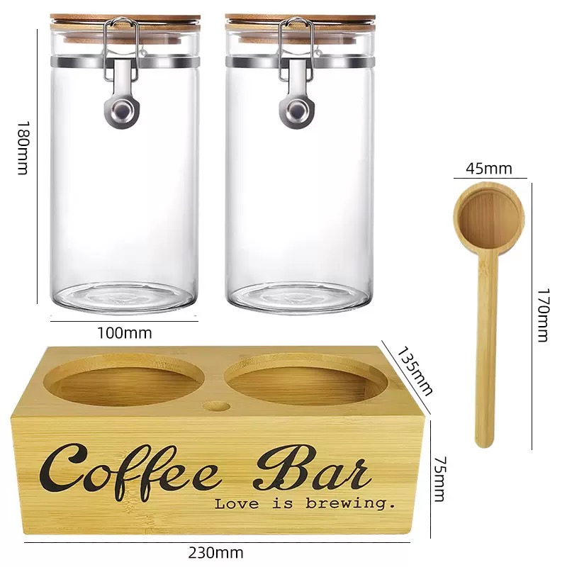 Pojemniki na kawę 2 sztuki z p – Coffee Tea Jars recenzja i cena