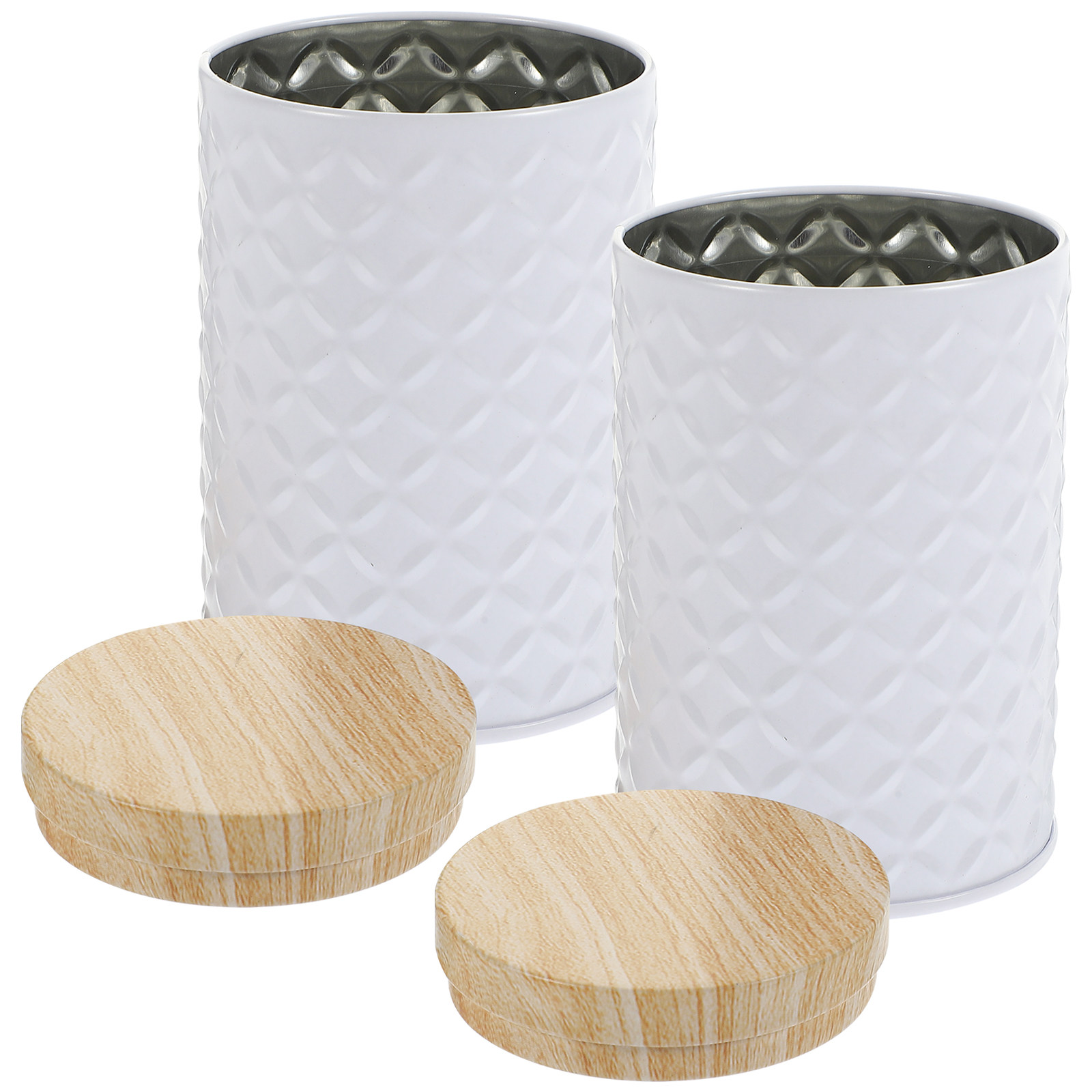 2 sztuki metalowych pojemników – Coffee Tea Jars recenzja i cena