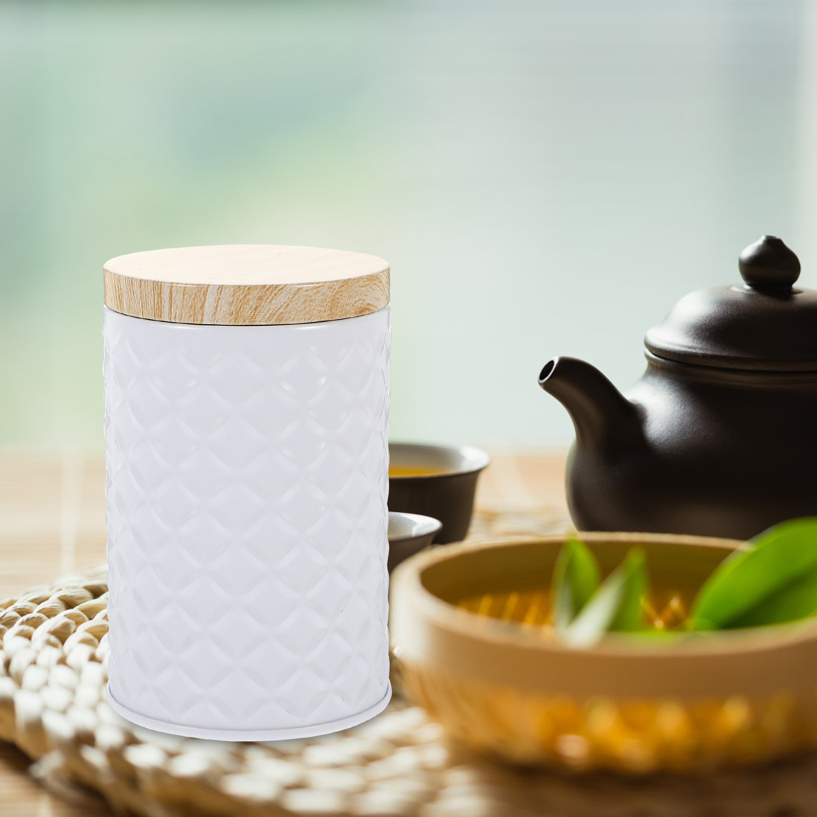 2 sztuki metalowych pojemników – Coffee Tea Jars recenzja i cena