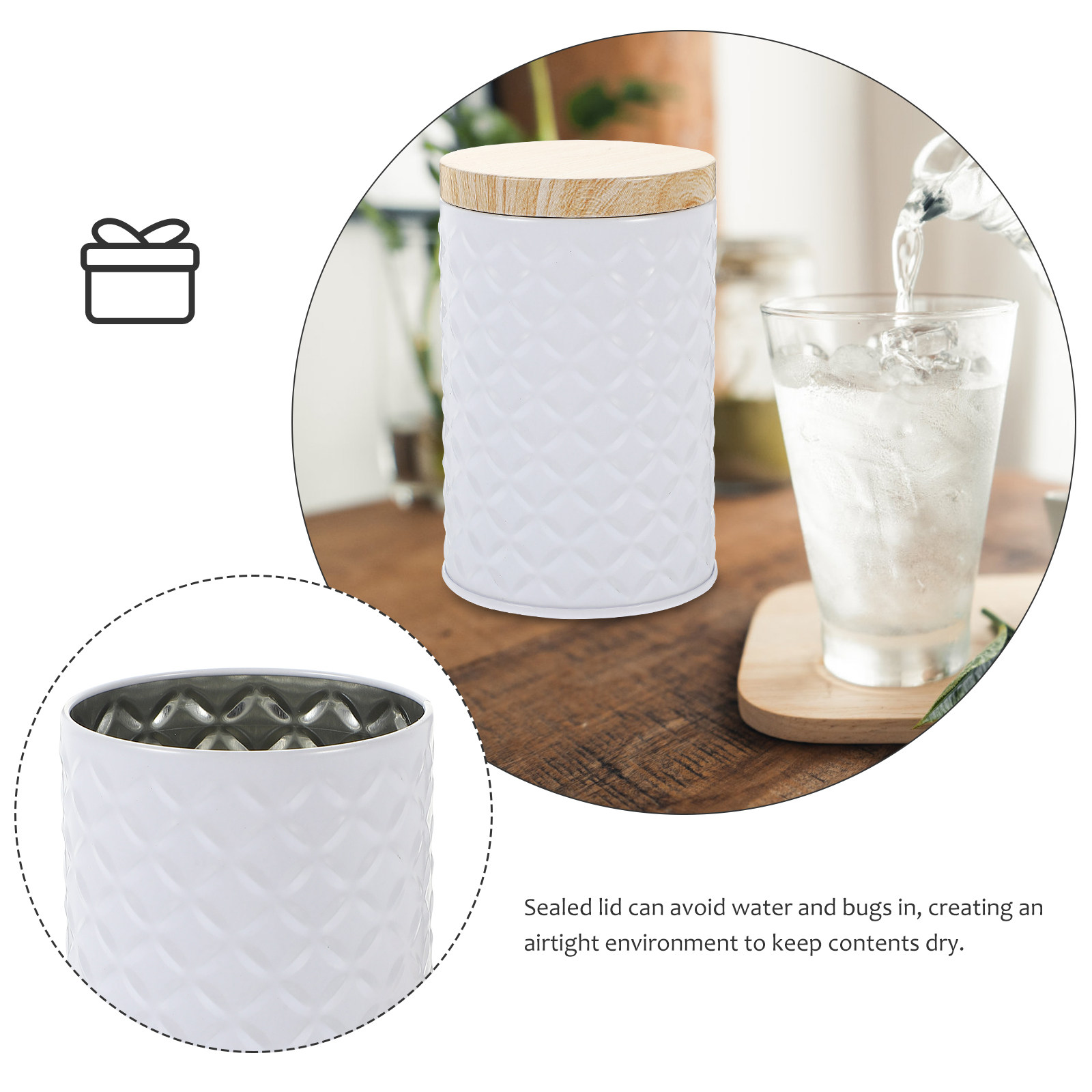 2 sztuki metalowych pojemników – Coffee Tea Jars recenzja i cena