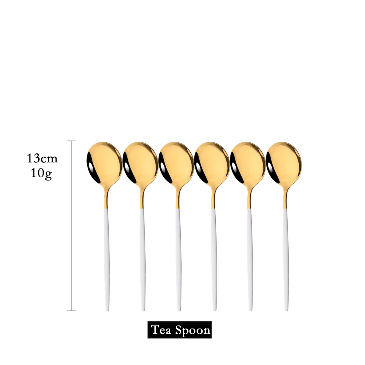 6Pcs Lustrzana łyżeczka do her – Coffee Tea Mix recenzja i cena
