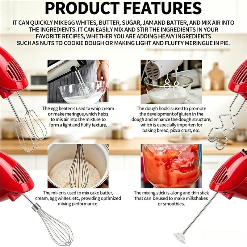 Nasadki do miksera ręcznego KE – Kitchenaid Mixer Hand Mixer recenzja i cena