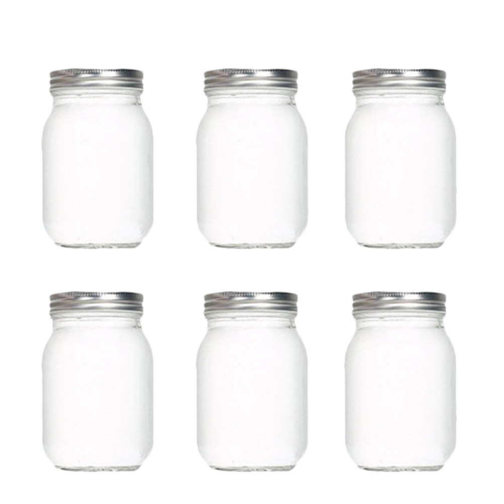 6 szt. Przezroczystych Okrągły – Coffee Tea Jars recenzja i cena