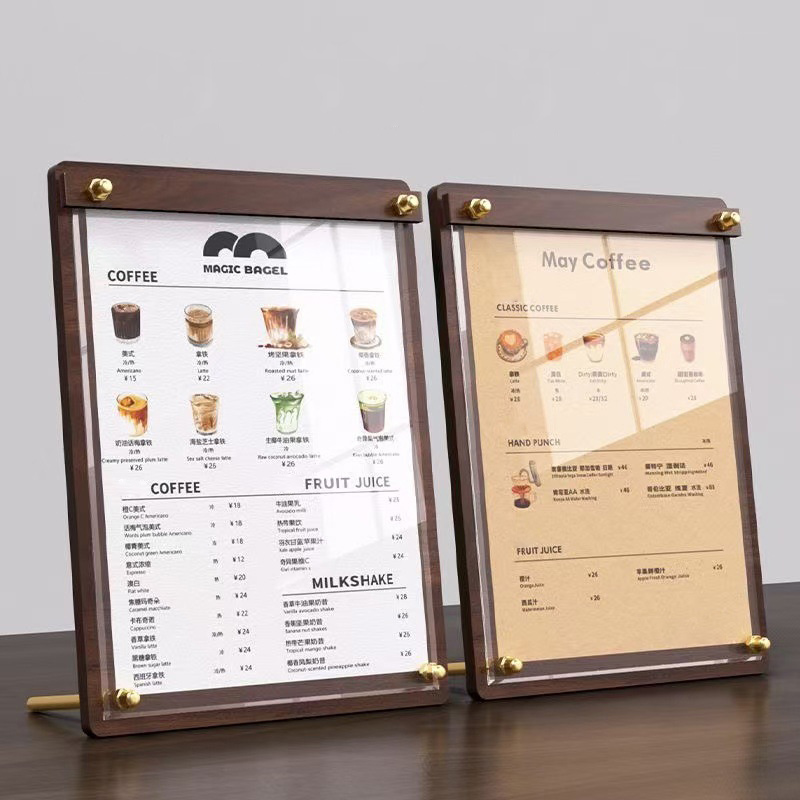 Stojak na menu z akrylu imituj – Coffee Tea Mix recenzja i cena