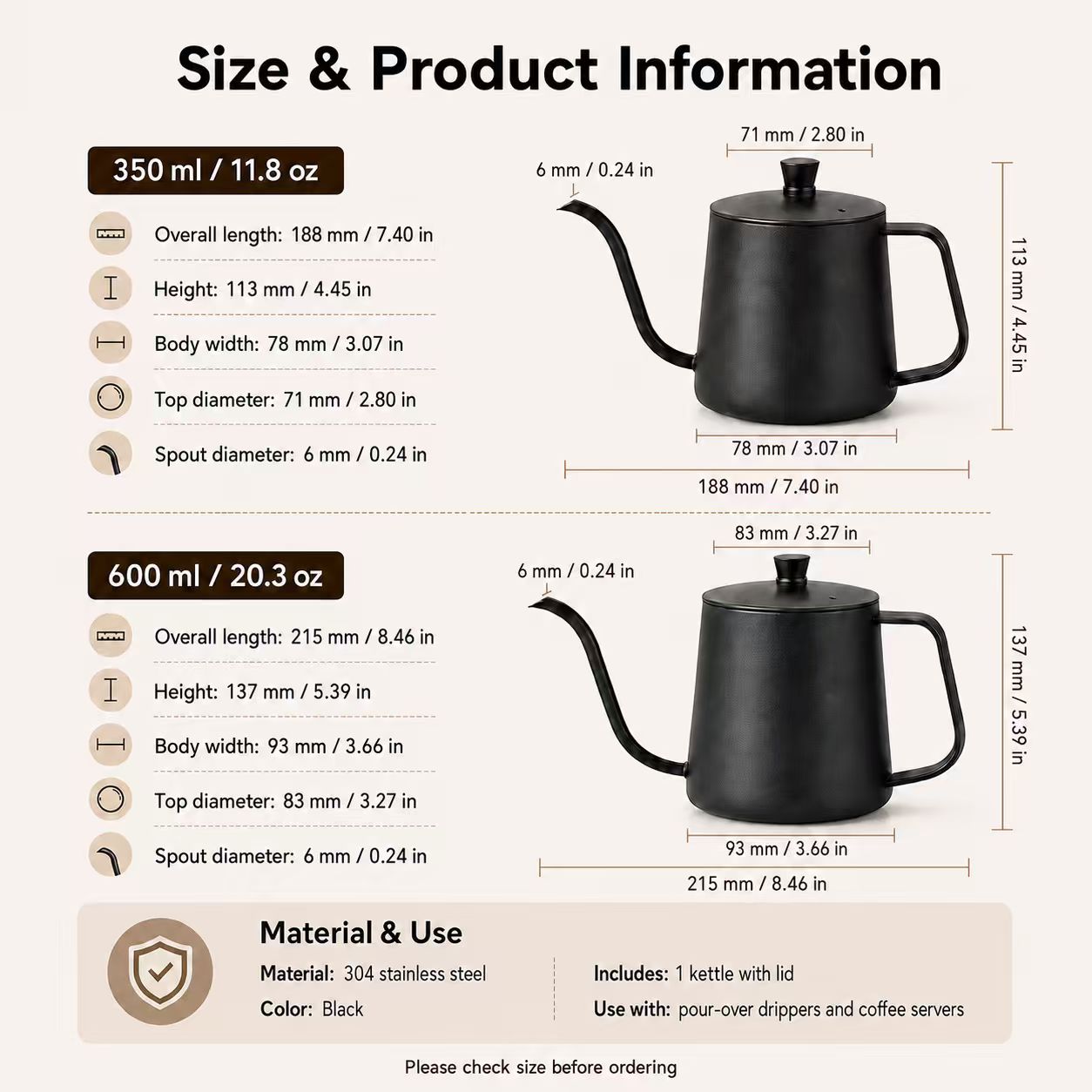 Czajnik do kawy ze stali nierd – Coffee Tea Jars recenzja i cena