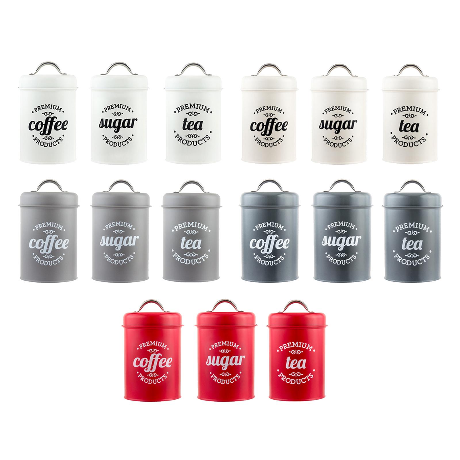 Zestaw pojemników kuchennych 1 – Coffee Tea And Sugar Canister Set recenzja i cena
