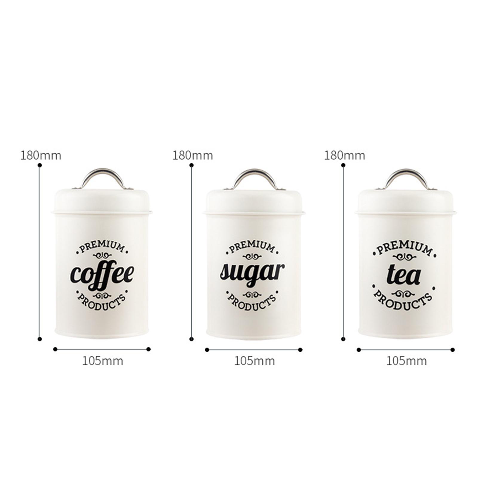 Zestaw pojemników kuchennych 1 – Coffee Tea And Sugar Canister Set recenzja i cena
