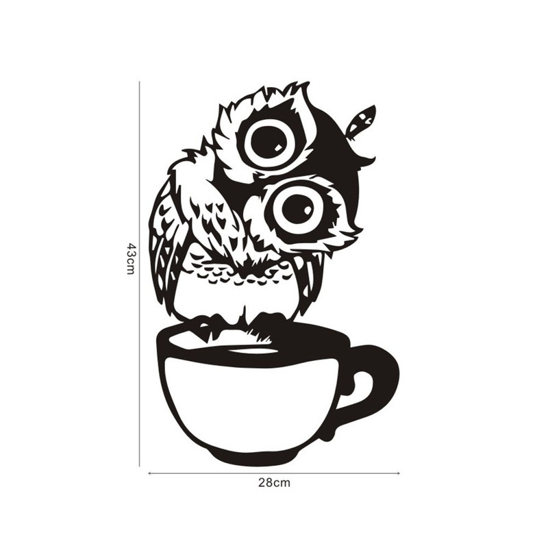 Zabawna kreskówkowa sowa z fil – Wallpaper Coffee And Tea recenzja i cena