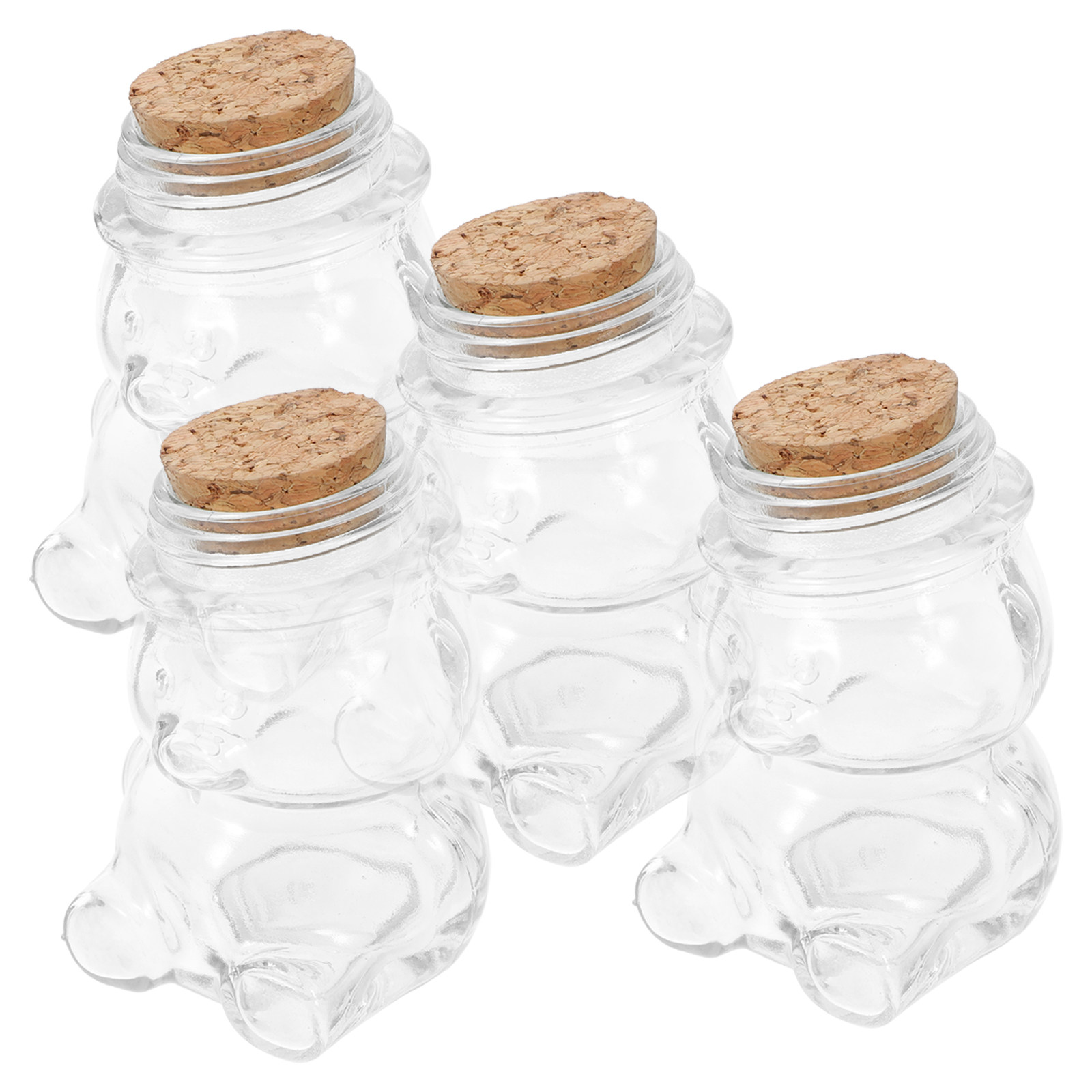Zestaw 4 szklanych słoików na  – Coffee Tea Jars recenzja i cena
