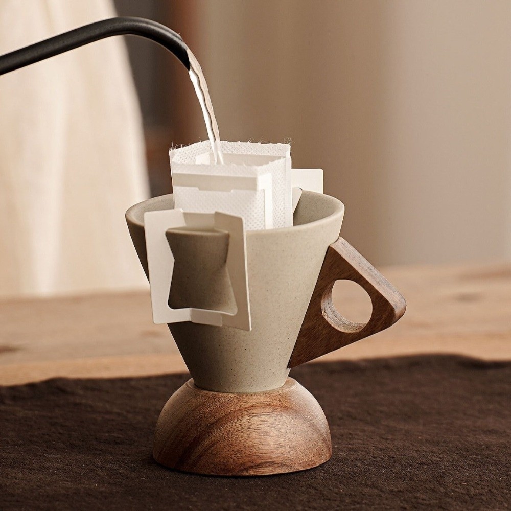 Gruboziarnisty ceramiczny trój – Coffee Tea For Me recenzja i cena