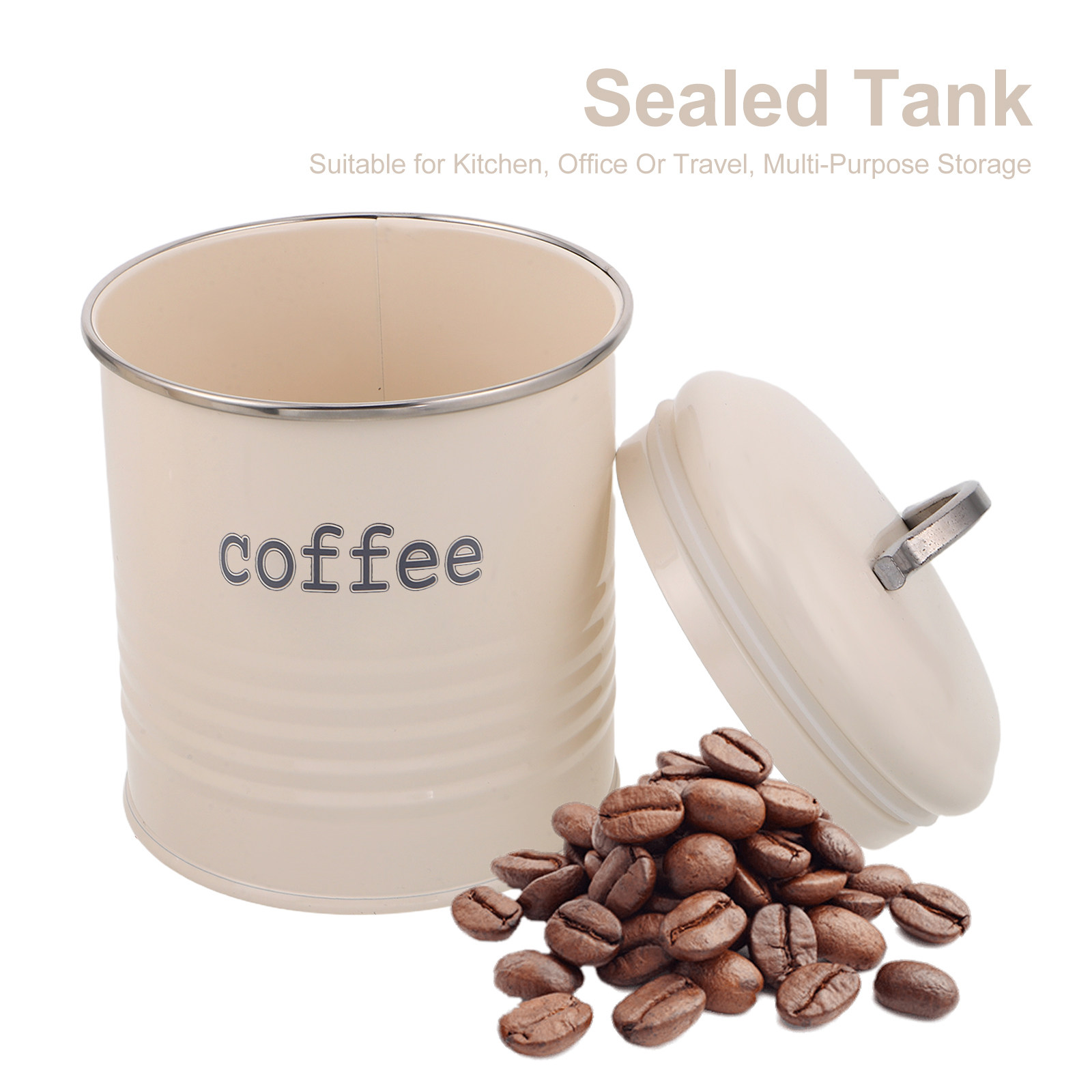 3-częściowy zestaw szczelnych  – Coffee Tea And Sugar Canister Set recenzja i cena